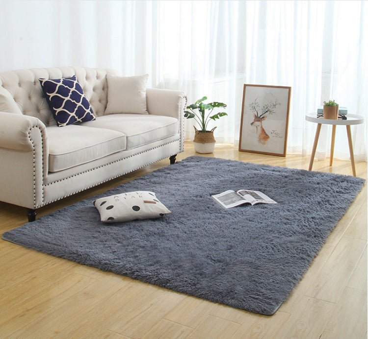 Silky Fluffy Carpet Modern Home Decor Long Plush Shaggy Rug - Asmota