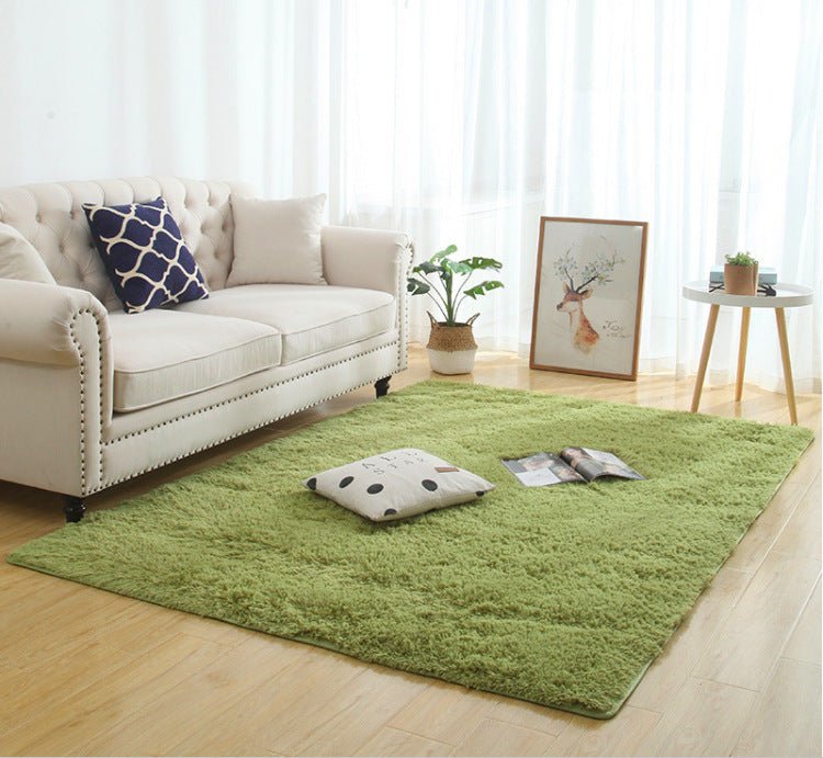 Silky Fluffy Carpet Modern Home Decor Long Plush Shaggy Rug - Asmota