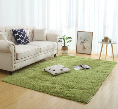 Silky Fluffy Carpet Modern Home Decor Long Plush Shaggy Rug - Asmota