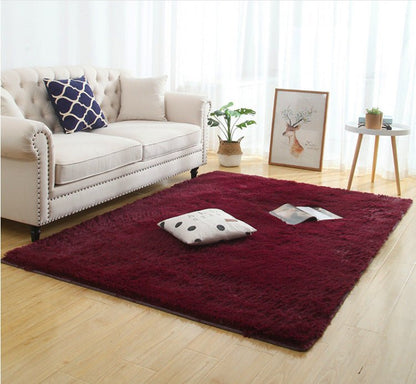 Silky Fluffy Carpet Modern Home Decor Long Plush Shaggy Rug - Asmota