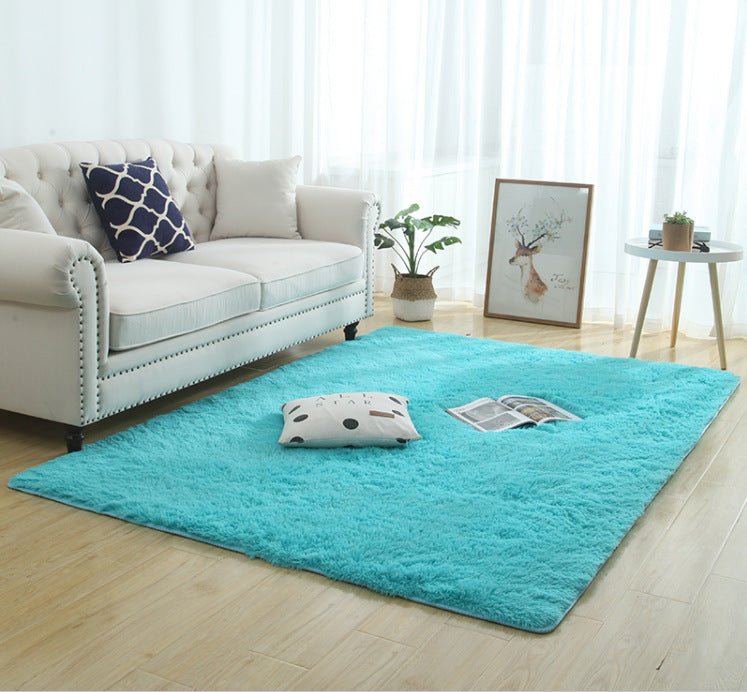 Silky Fluffy Carpet Modern Home Decor Long Plush Shaggy Rug - Asmota