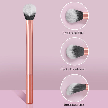 Single portable sloped eye shadow makeup brush beauty tool - Asmota