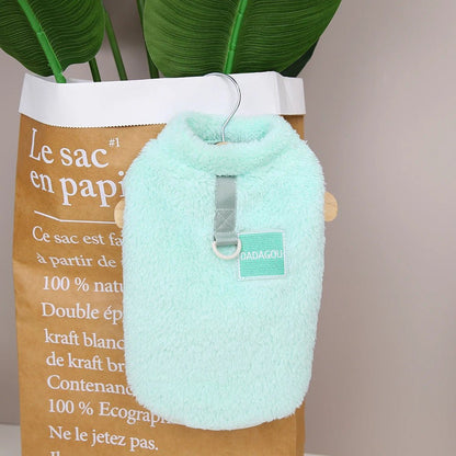 Soft Coral Fleece Pet Clothes Warm Dog Vest Coat Cute Puppy Sweater Cat Apparel For Chihuahua Yorkie Terrier Shih Tzu Pet Outfit - Asmota