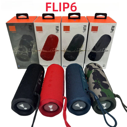 speaker flip 6 Outdoor Sports Waterproof Portable Subwoofer Bass Wireless BT 5.1 Speaker with TF USB FM Local Warehouse - Asmota