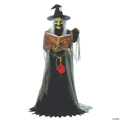 Spell-speaking witch animated