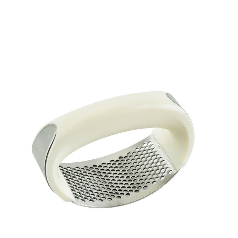 Stainless Steel Garlic Masher Garlic Press Household Manual Curve Fruit Vegetable Tools Kitchen Gadgets - Asmota