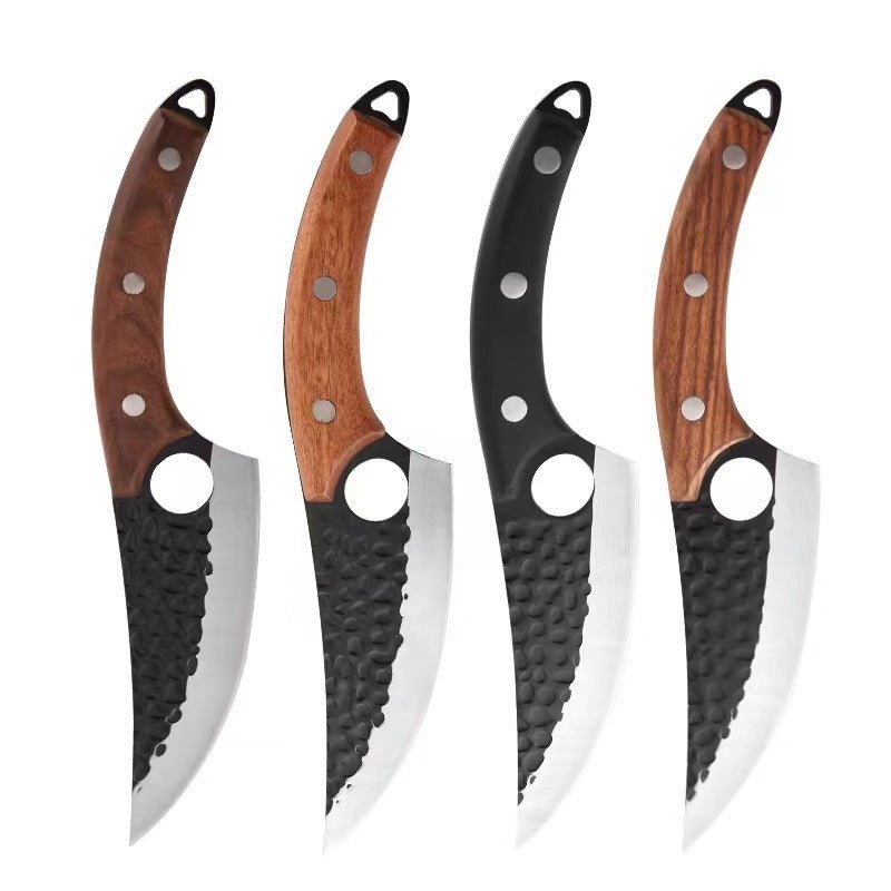 Stainless Steel Hand Hammered Tone Boning Knife Household Kitchen - Asmota