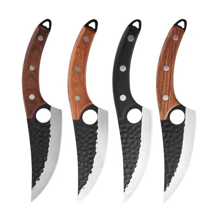 Stainless Steel Hand Hammered Tone Boning Knife Household Kitchen - Asmota