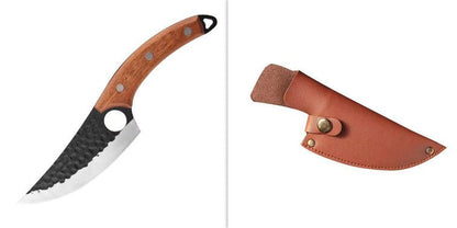 Stainless Steel Hand Hammered Tone Boning Knife Household Kitchen - Asmota