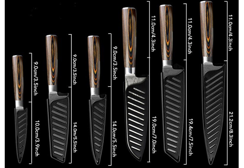 Stainless Steel Knife Kitchen Knives - Asmota