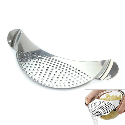Stainless Steel Moon Shape Drainer Kitchen Tools - Asmota