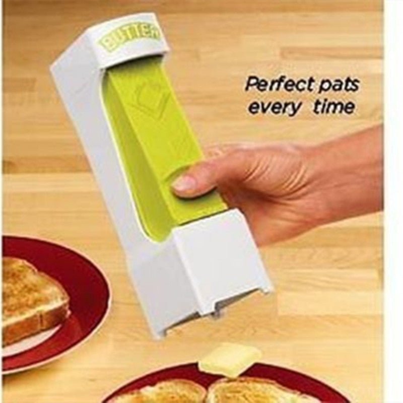 Stick Butter Cutter Cheese Slicer One - Button Dispenser For Cutting Butter Storage Box Cheese Cooking Steak Kitchen Supplies - Asmota