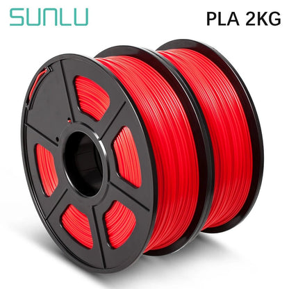 SUNLU PLA Filament 2KG 1KG/ Roll 3D Printer Filament PLA 1.75mm 3d Filament PLA Printing Materials for 3D Printer to 3D Printing - Asmota