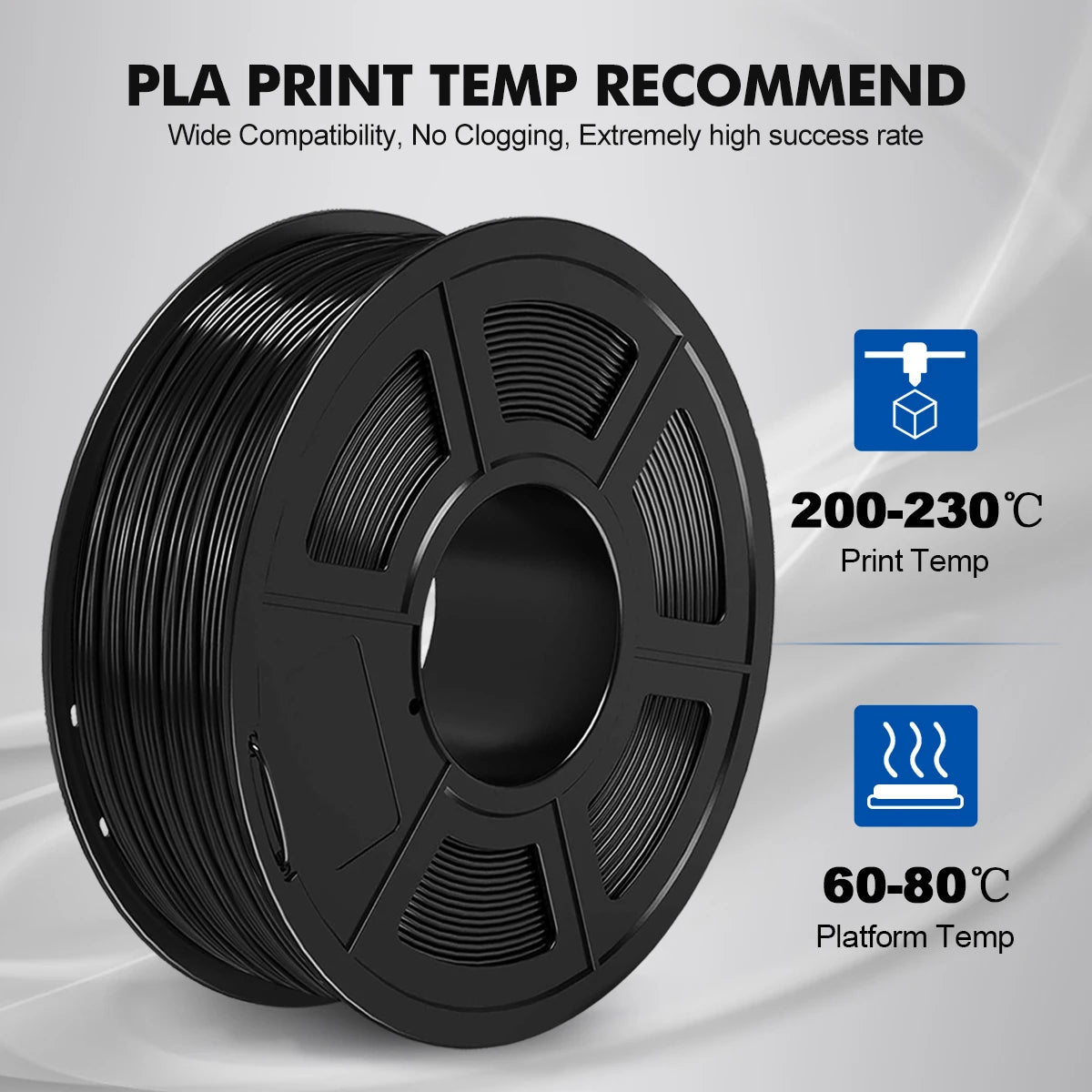 SUNLU PLA Filament 2KG 1KG/ Roll 3D Printer Filament PLA 1.75mm 3d Filament PLA Printing Materials for 3D Printer to 3D Printing - Asmota
