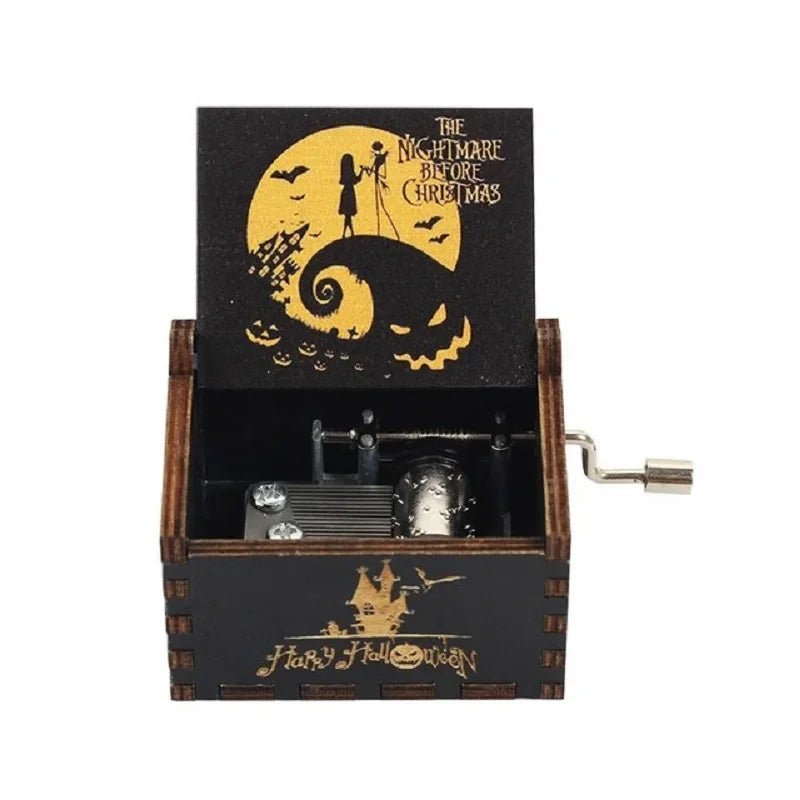 Theme Music Box Wooden Hand Cranked Queen Jurassic Park Neverland Casket caja musical Valentine's Day Birthday Holiday Gifts - Asmota