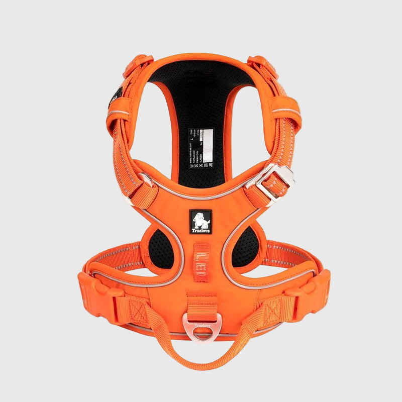 TRUE LOVE Pet Harness No Pull Nylon Reflective Dog Harness Adjustable Comfortable Control Step - in Brilliant Truelove TLH5654 - Asmota