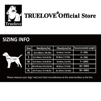 Truelove Pet Harness Small Medium Large Split Dog Fashion Outdoor Dropshipping - Asmota