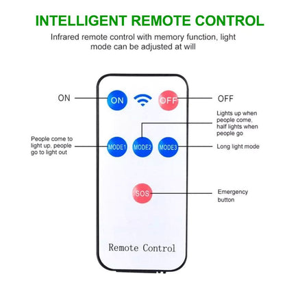 Upgraded Solar Motion Sensor Light Security Lamp Garden Outdoor Waterproof - Asmota