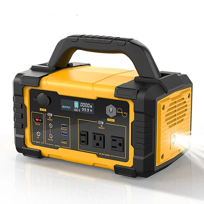 [USA Direct]PYS-PEI 300W/600W/1000W 299.5Wh/655Wh/1024Wh Outdoors Portable Power Station with Flashlight Digital Display Backup Lithium Battery Power Supply with AC/DC/USB/PD Type-C Outlet Generator for RV Camping Traveling Emergency