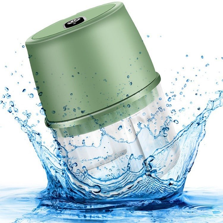 USB Rechargeable Electric Garlic Press Portable Wireless Food Chopper Mini Complementary Food Mixer Kitchen Gadgets - Asmota