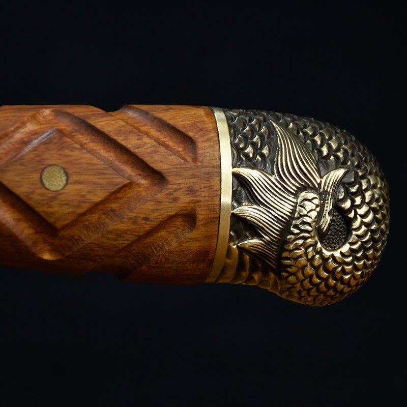 Vintage cleaver ghost hand made kitchen chef knife - Asmota