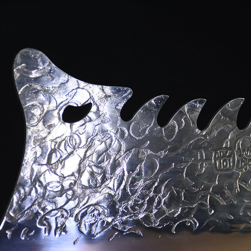 Vintage cleaver ghost hand made kitchen chef knife - Asmota