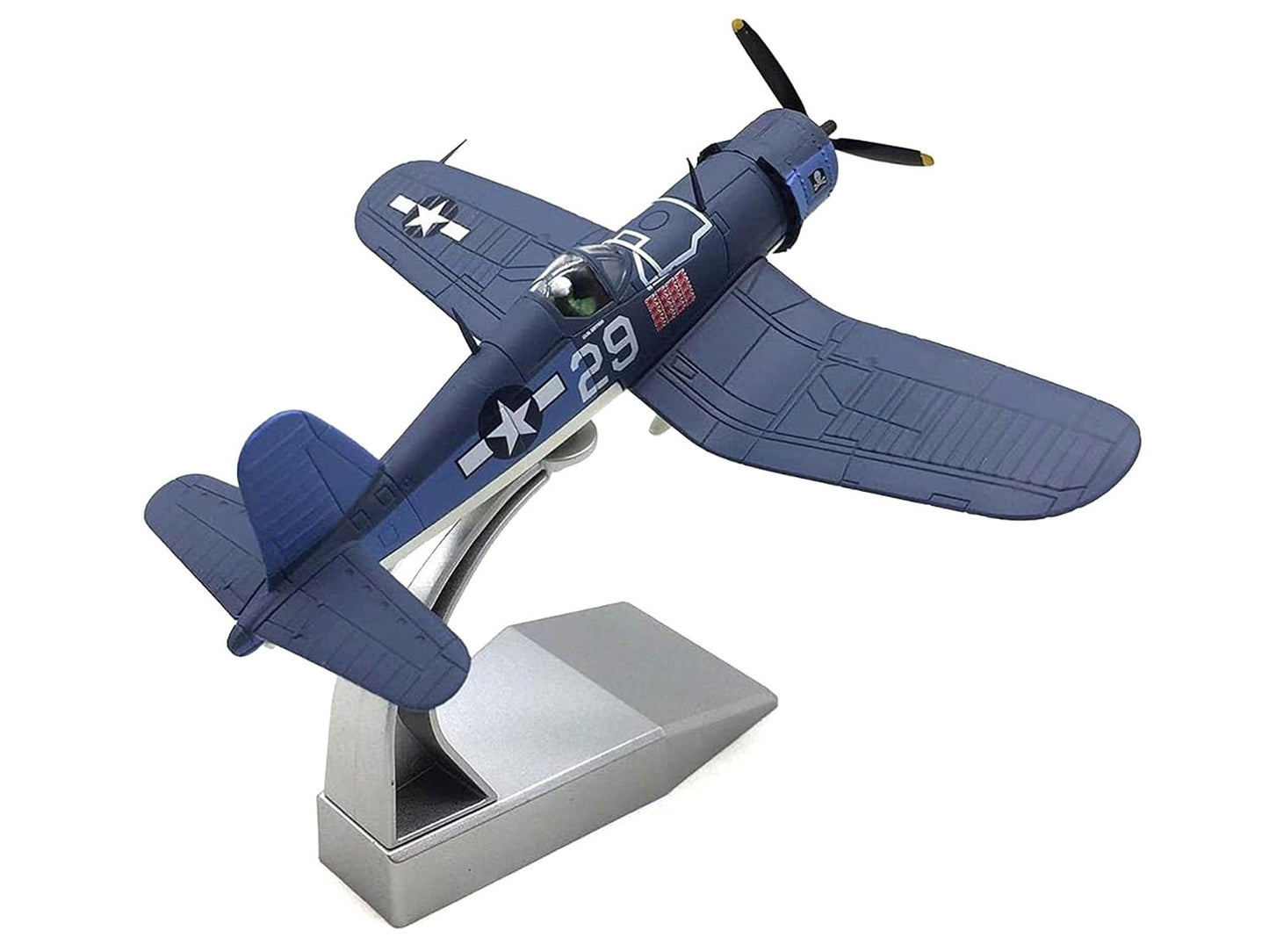 Vought F4U - 1D Corsair Fighter Aircraft "VF - 17 Jolly Rogers 16 - Victory Ace Lt. (jg) Ira Kepford" (1944) United States Navy 1/72 Diecast Model Airplane - Asmota
