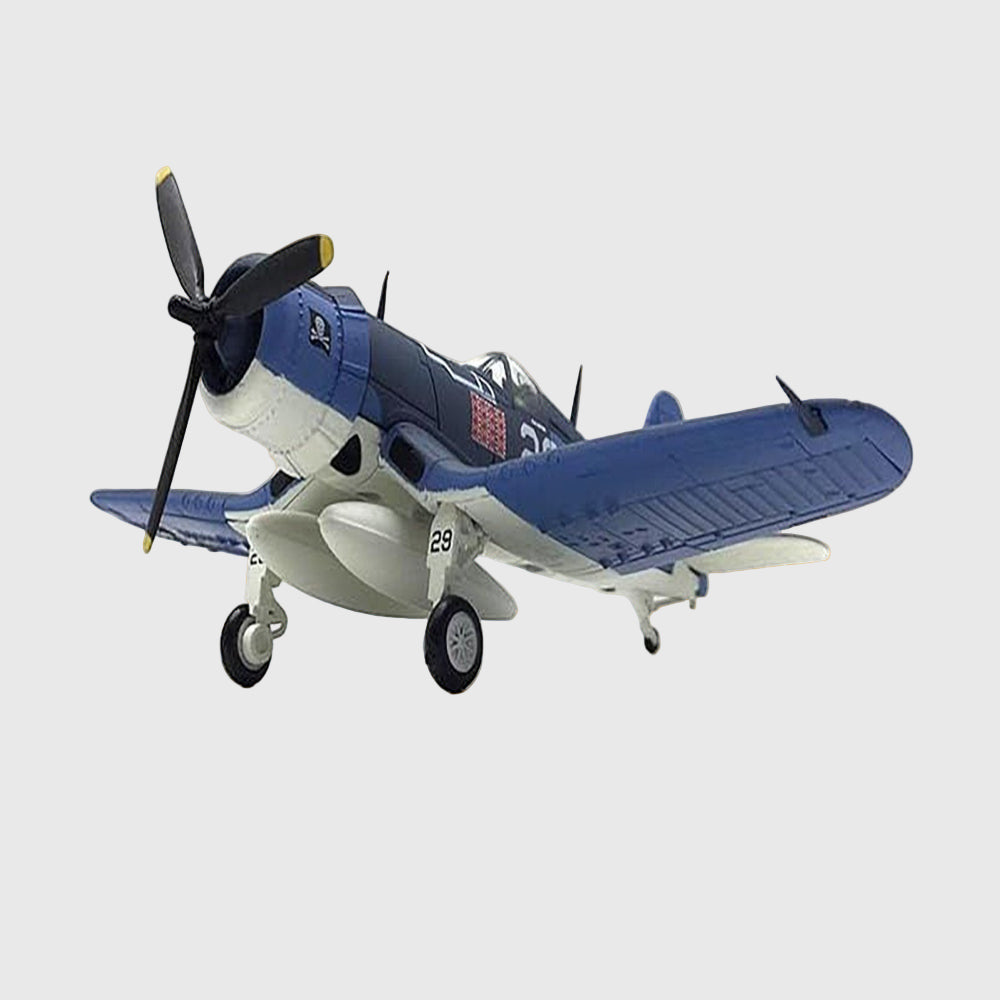 Vought F4U - 1D Corsair Fighter Aircraft "VF - 17 Jolly Rogers 16 - Victory Ace Lt. (jg) Ira Kepford" (1944) United States Navy 1/72 Diecast Model Airplane - Asmota