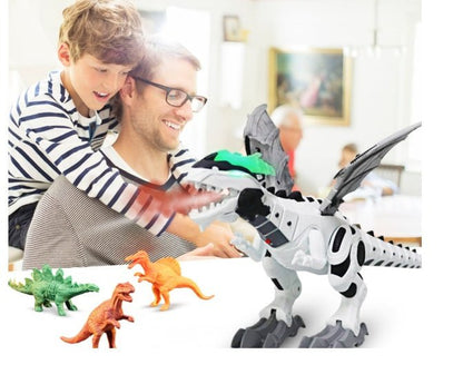 Walking Dragon Toy Fire Breathing Water Spray Dinosaur - Asmota
