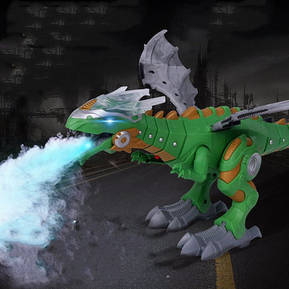 Walking Dragon Toy Fire Breathing Water Spray Dinosaur - Asmota