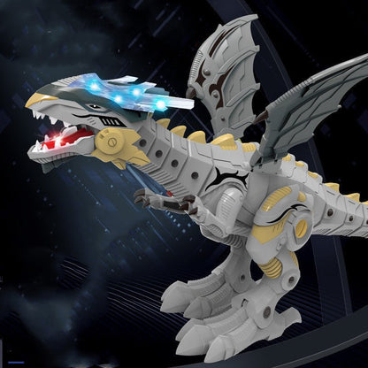Walking Dragon Toy Fire Breathing Water Spray Dinosaur - Asmota
