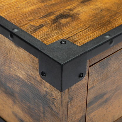 Wall - Mounted Wooden Salon Station; Beauty Styling Table; with 3 Holes for Hair Dryer; Curling Iron; Hair Straightener - Asmota