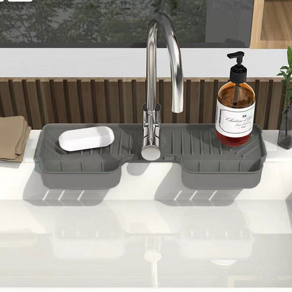 Wash Basin Water Draining Pad Self - draining Splash - proof Kitchen Gadgets - Asmota