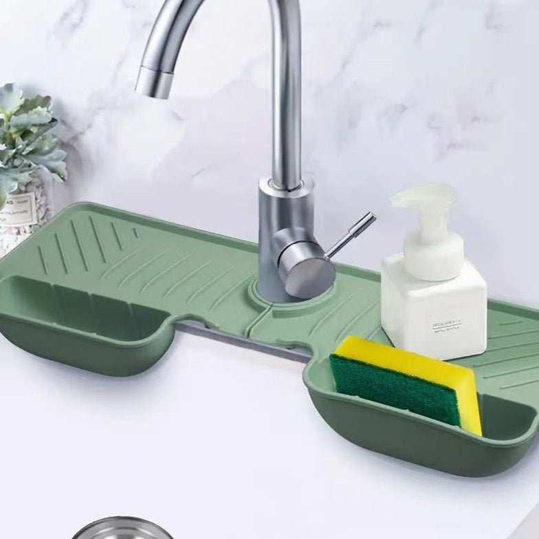 Wash Basin Water Draining Pad Self - draining Splash - proof Kitchen Gadgets - Asmota