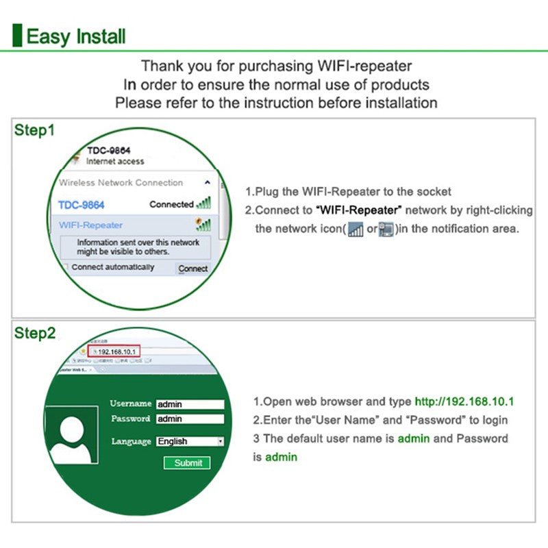 Wifi Repeater Wifi Signal Amplifier - Asmota