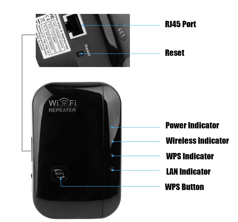 Wifi Repeater Wifi Signal Amplifier - Asmota