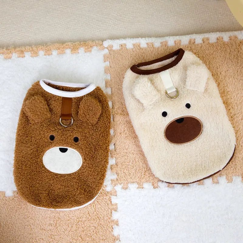 Winter Puppy Clothes Fleece Warm Dog Vest French Bulldog Chihuahua Outfits Yorkies Poodle Jacket Pug Teddy Coat Pet Supplies - Asmota