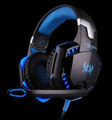Wired Gaming Headset Headphones Surround Sound Deep Bass Stereo Casque Earphones With Microphone - Asmota