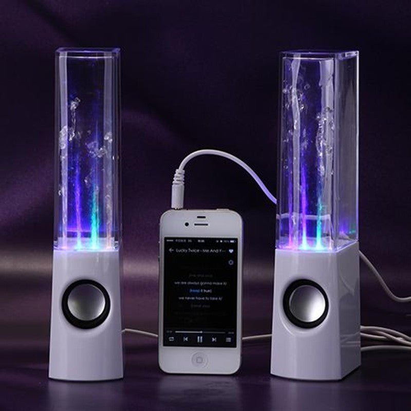 Wireless Dancing Water Speaker LED Light Fountain Speaker Home Party - Asmota