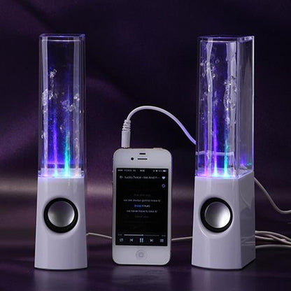 Wireless Dancing Water Speaker LED Light Fountain Speaker Home Party - Asmota
