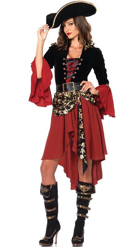 Women's Pirate Costume Halloween Costume - Asmota