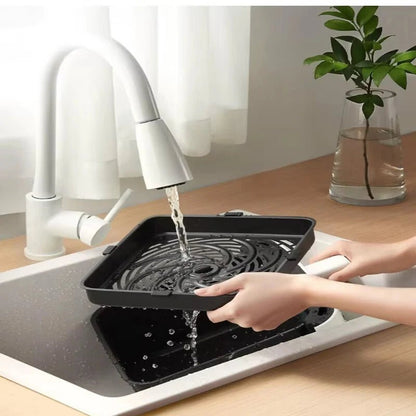 XIAOMI Mijia Smart Air Fryer 5.5L Home Smokeless Electric Oven Visible Capacity Multifunctional Oil - Free Oven - Asmota