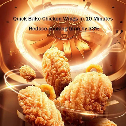 XIAOMI Mijia Smart Air Fryer 5.5L Home Smokeless Electric Oven Visible Capacity Multifunctional Oil - Free Oven - Asmota